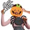 Big Dot of Happiness Jack-O'-Lantern Halloween - Pumpkin, Spider and Skeleton Decorations - Kids Halloween Party Large Photo Props - 3 Pc